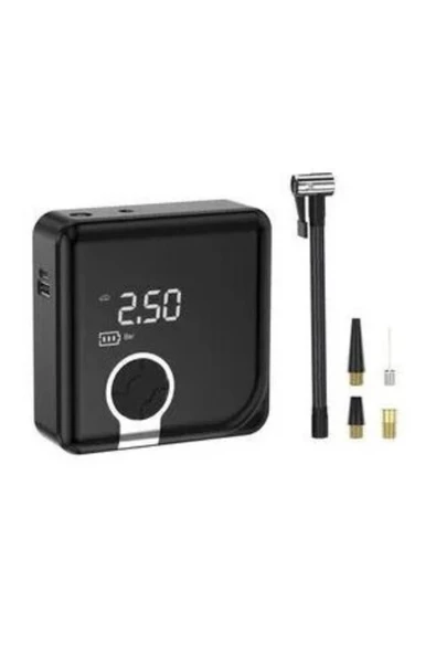 Blackbird ZC-001 Taşınabilir Kablosuz Dijital Hava Kompresörü Pompa 150 PSI, Otomatik Lastik Şişirme Cihazı, LED Işık - 4