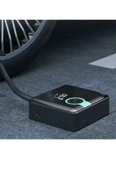 Blackbird ZC-001 Taşınabilir Kablosuz Dijital Hava Kompresörü Pompa 150 PSI, Otomatik Lastik Şişirme Cihazı, LED Işık - 5