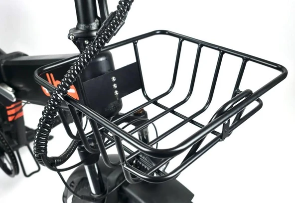 Alba Fold 3 Standart 500 Watt Katlanır Elektrikli Bisiklet Siyah Nfc Özellikli 48v 10,4 Ah Batarya - Resim 8