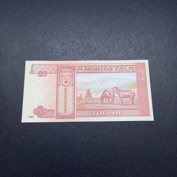 Escoines 3996368f4266f01833 2020 Moğolistan 20 Tugrik ÇİL - Resim 2