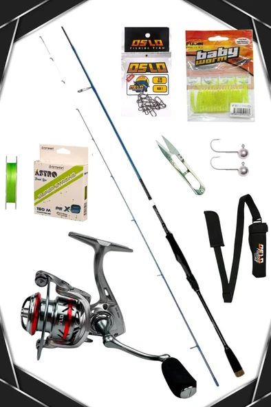 Oslo Rock Game 213cm 0,5-7gr Oslo Prime 2000 8 Örgü LRF Olta Seti ürün görseli