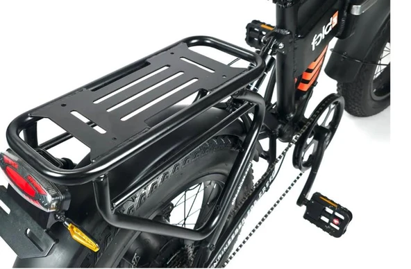 Alba Fold 3 Standart 500 Watt Katlanır Elektrikli Bisiklet Siyah Nfc Özellikli 48v 10,4 Ah Batarya - Resim 6