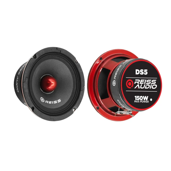REİSS AUDİO RS-DS5-150W MAX-75W GERÇEK RMS-KALİTELİ-PROFESYONEL-ÜST SEVİYE-13 CM MİDRANGE HOPARLÖR-2 ADET - 1