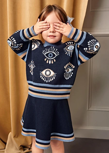 Mayoral Abel&Lula Kız Çocuk Triko Etek Takım ürün görseli