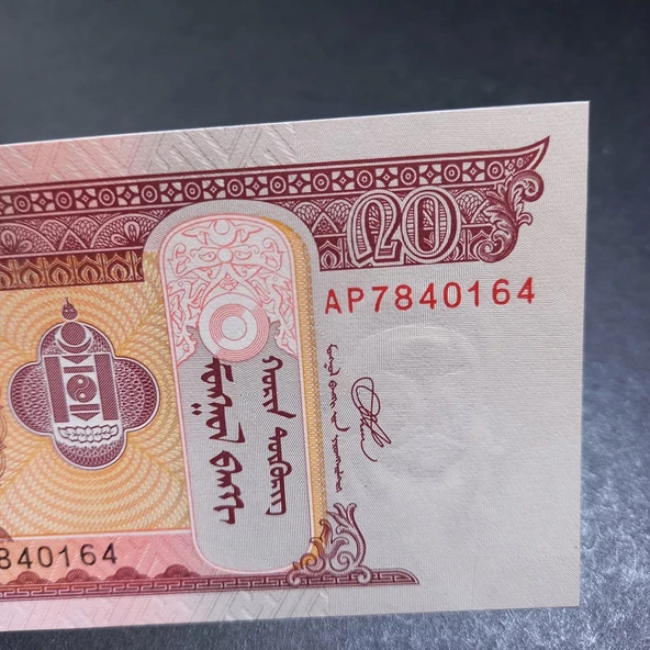 Escoines 3996368f4266f01833 2020 Moğolistan 20 Tugrik ÇİL - Resim 3