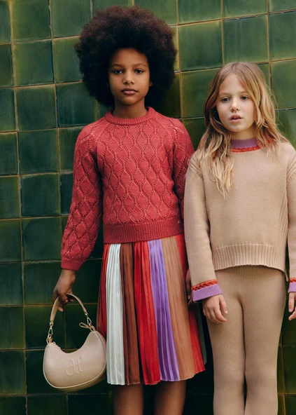 Mayoral Abel&Lula Kız Çocuk pileli Etek