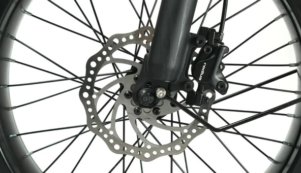 Alba Fold 3 Standart 500 Watt Katlanır Elektrikli Bisiklet Siyah Nfc Özellikli 48v 10,4 Ah Batarya - Resim 7