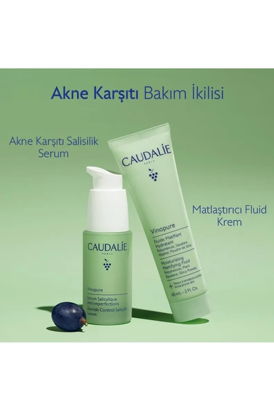 Caudalie Vinopure Matlaştırıcı Fluid Krem 60 ml - Resim 5