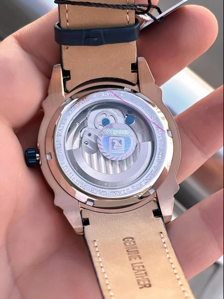 Reward Otomatik Deri Kordon 5 Atm Suya Dayanıklı Erkek Kol Saati VS.BLKT.0637 - Resim 6