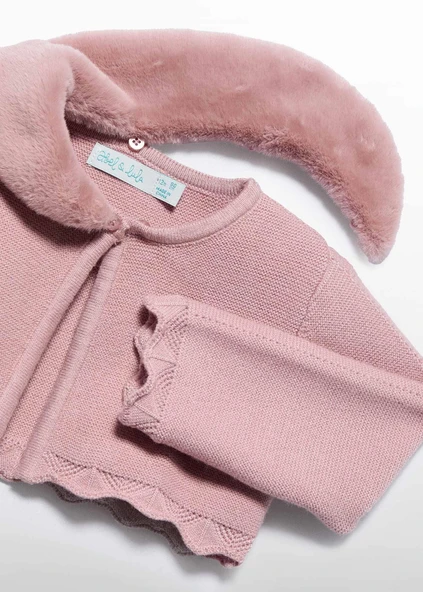 Mayoral Abel&Lula Kız Bebek Kürk Yakalı Abiye Bolero - Resim 3