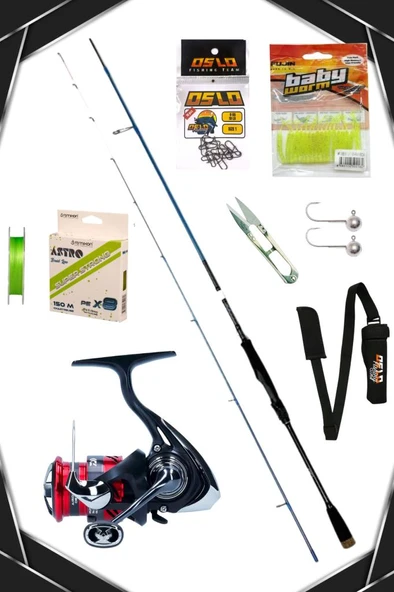 Oslo Rock Game 213cm 0,5-7gr Daiwa Ninja 23 LT 2000 8 Örgü LRF Olta Seti ürün görseli