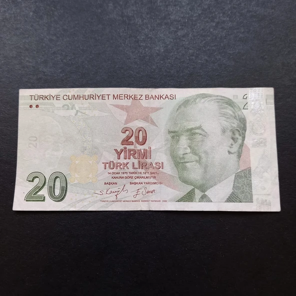 Escoines 3996368f6be9d260c1 9.Emisyon 20Türk-Lirası ürün görseli 1