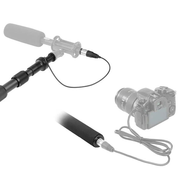Boya BY-PB25 Karbon Fiber Mikrofon Sopa Boom Pole - Resim 5