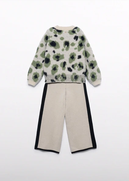 Mayoral Abel&Lula Kız Çocuk Triko Pantolon Takım - 2