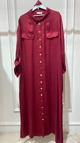 SPEACIALE SETA ELBİSE ANTRASİT ürün görseli 1