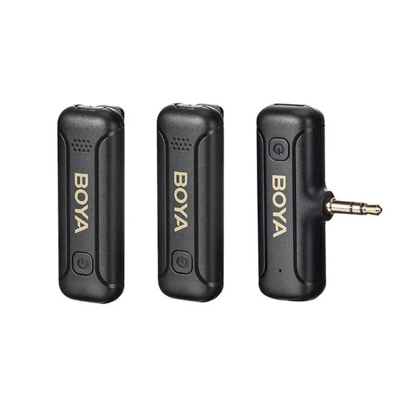 Boya BY-WM3T2-M2 3.5mm İkili Kablosuz Mikrofon - Resim 2