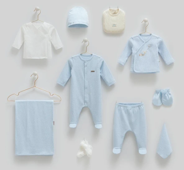 Caramell Soft Colour %100 Pamuk Hastane Çıkış Seti Mai CRMLL.MVİ.ZU1585 - 2