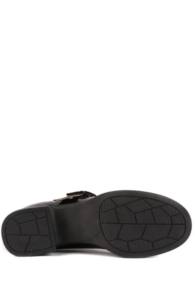 Stato - Siyah Rugan Tokalı Kadın Babet - Resim 7