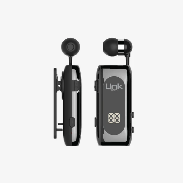 V80 Makaralı Titreşimli Göstergeli Bluetooth Silikonlu Kulaklık - 4