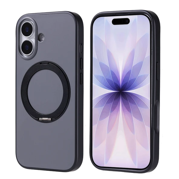 iPhone 17 Kılıf M-Safe Şarj Özellikli Standlı Proton Silikon Kılıf ürün görseli 1