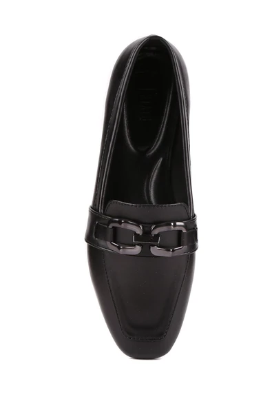 Stato - Siyah Renk Bağcıksız Kadın Babet - Resim 6