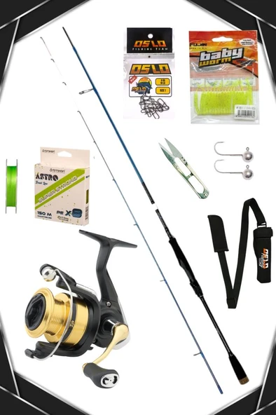 Oslo Rock Game 213cm 0,5-7gr Daiwa RS 1000 LRF 8 Örgü Olta Seti ürün görseli