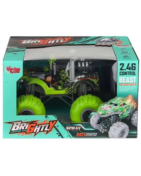 Vardem Uzaktan Kumandalı Full Fonksiyon Şarjlı 2.4GHz Işıklı Buharlı Off Road Kamyon Yeşil RQ3049 ürün görseli