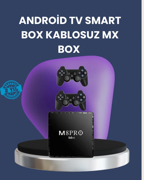 Android TV Box 10K Ultra HD Medya Oynatıcı ve Oyun Cihazı - 1