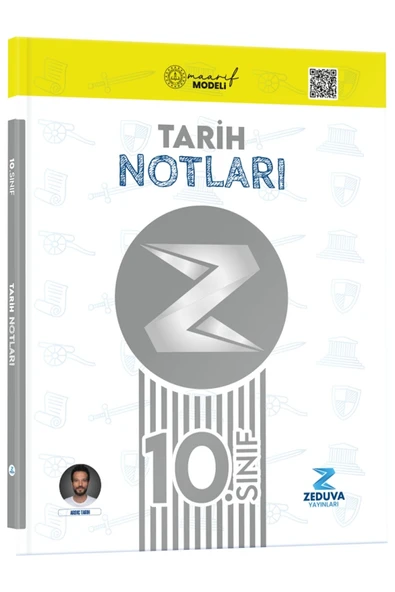 Soner Ardıç 10. Sınıf Maarif Modeli Tarih Notları Zeduva Yayınları ürün görseli