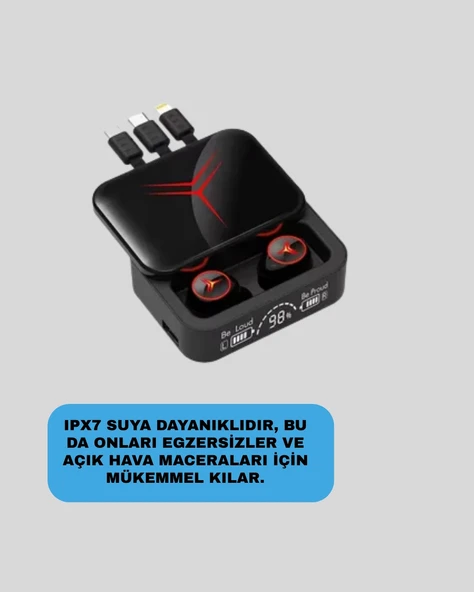 Uzun Pil Ömürlü Bluetooth Kulaklık – Spor ve Günlük Kullanım İçin Uygun - 5