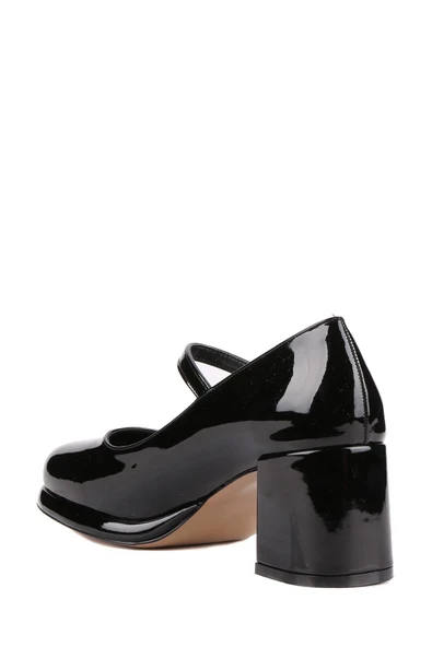 Stato - Siyah Rugan Kadın Topuklu Ayakkabı - Resim 5