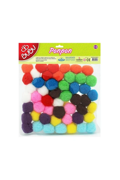 Bubu Ponpon Karışık 60'lı