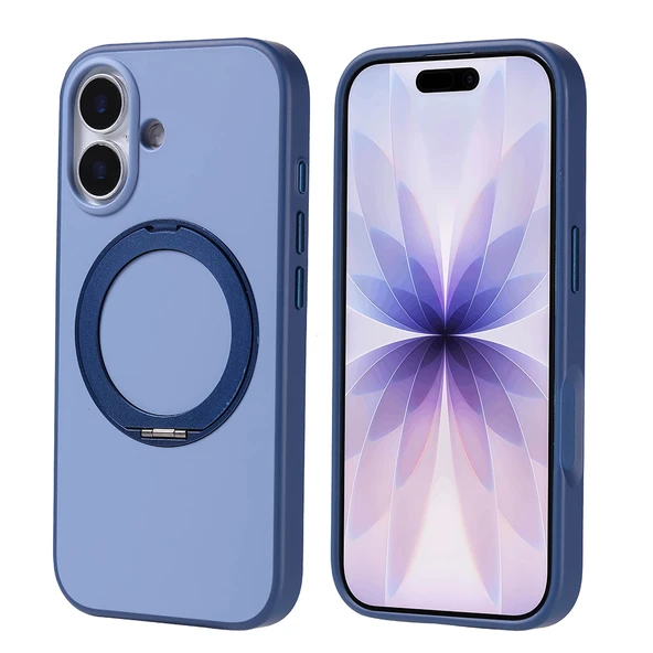 iPhone 17 Kılıf M-Safe Şarj Özellikli Standlı Proton Silikon Kılıf - Resim 4