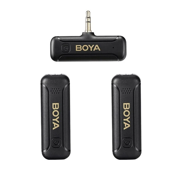 Boya BY-WM3T2-M2 3.5mm İkili Kablosuz Mikrofon ürün görseli