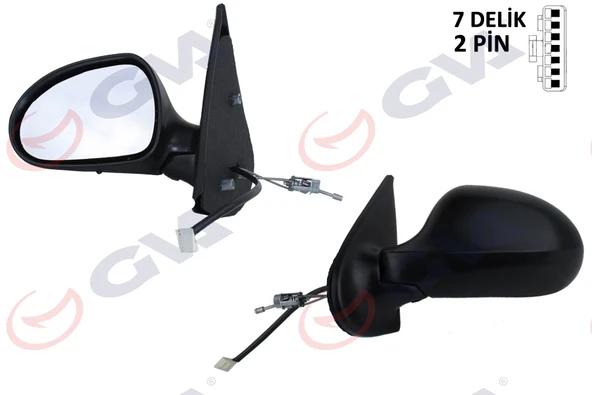 GVA 1021211 DIŞ DİKİZ AYNASI SOL ALBEA 06> MEKANİK KONVEKS 735509097 ürün görseli 1