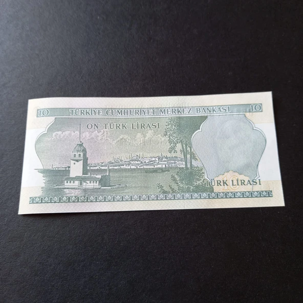 Escoines 3996368f56ee39020c 6.Emisyon 2.Tertip 10Türk-Lirası J 54 Serisi ÇİL - Resim 2