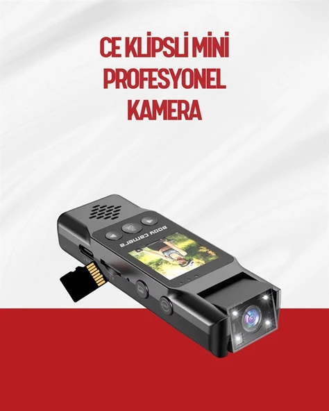 Hareket Algılayıcılı Taşınabilir Mini Kamera – 3MP Fotoğraf, Düşük Güç Tüketimi - 1