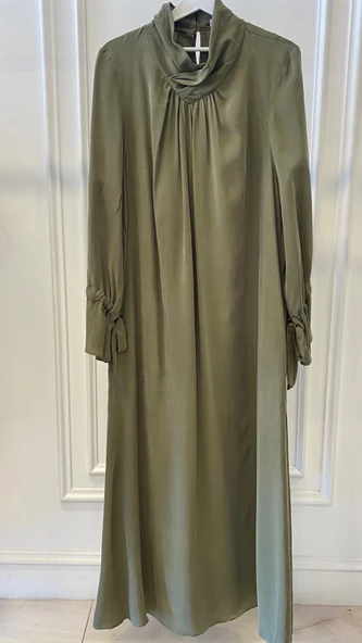 CLANDE CYPRO İPEK ELBİSE - 3