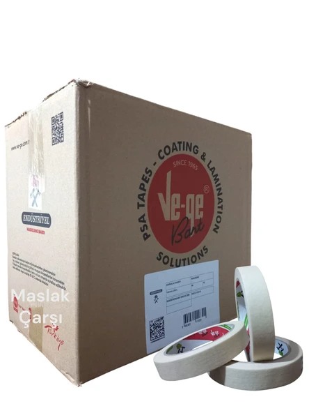 Maskeleme Bandı Ve-Ge Endüstriyel 18mm x 30m 96'lı Koli ürün görseli