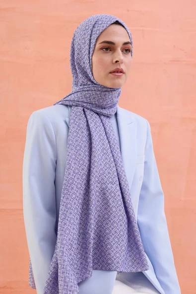 CARDİON KENDİNDEN DESENLİ ŞAL - Resim 2