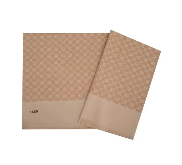 AKER ELEGANCE MONOGRAM ŞAL - 2