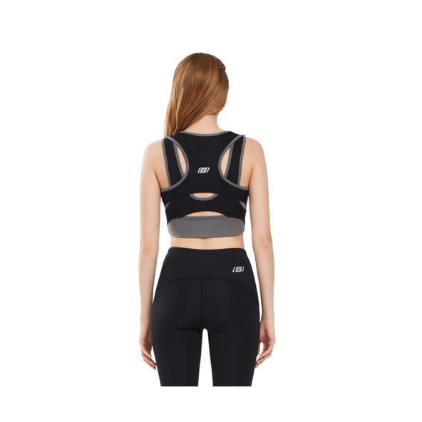Coll. W Mid Support Bra Kadın Siyah Sporcu Sütyeni S241110-001 - 7