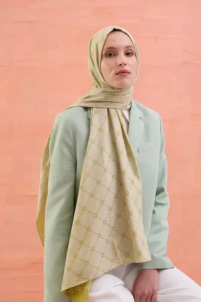 CARDİON KENDİNDEN DESENLİ ŞAL - 3