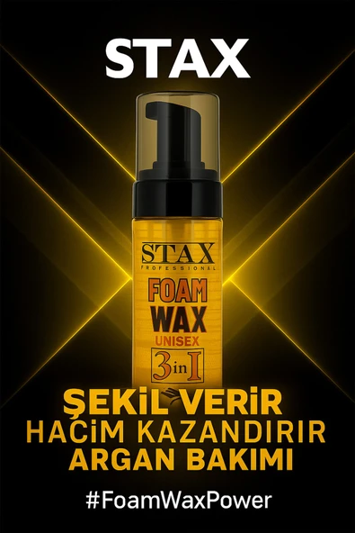 TRISTAX Argan & Keratin Köpük Saç Şekillendirici 2'li SET - Resim 4