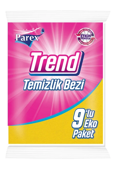 PAREX TREND TEMİZLİK BEZİ 9 LU ürün görseli 1