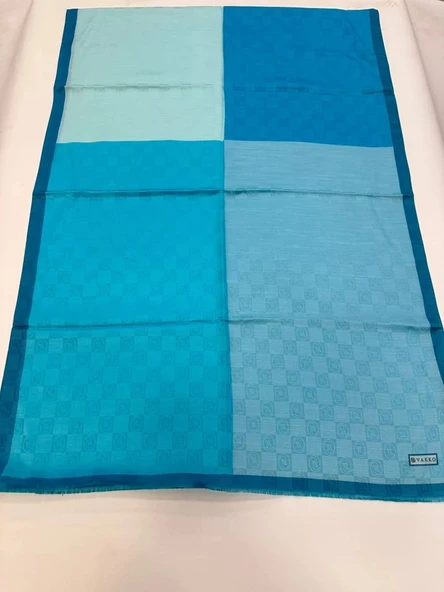 VAKKO DAMALI DEGRADE ŞAL - Resim 7