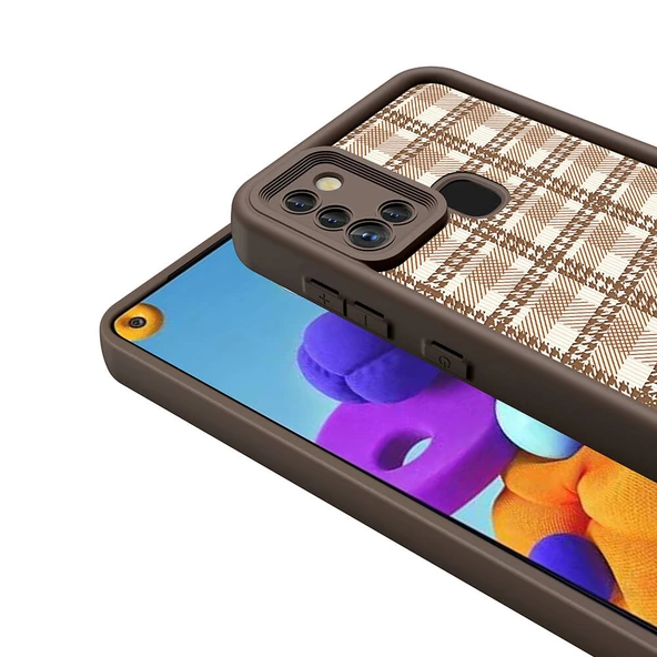 Galaxy A21S Kılıf Kamera Korumalı Baskılı Arka Yüzey  Klas Kapak - Resim 7