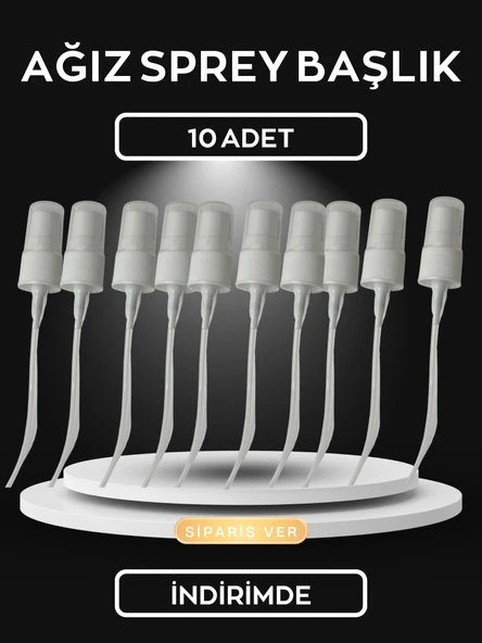 10 Adet Ağız Sprey Başlık