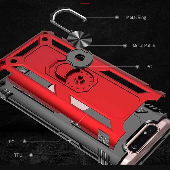 Galaxy A80 Kılıf  Vega Kapak - Resim 4