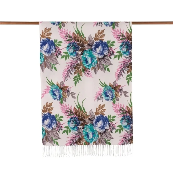 İPEKEVİ DESENLİ İPEK ŞAL - 5